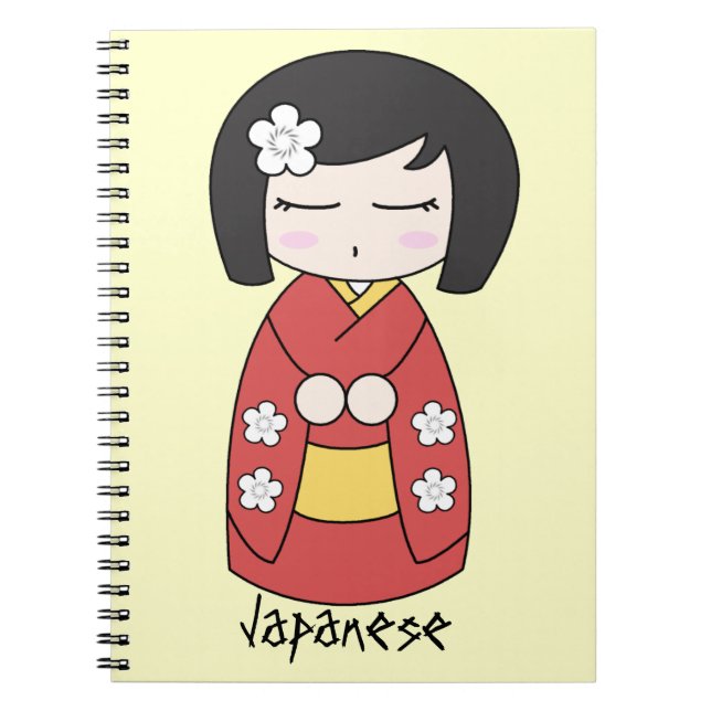 Kokeshi Doll Notebook (Front)