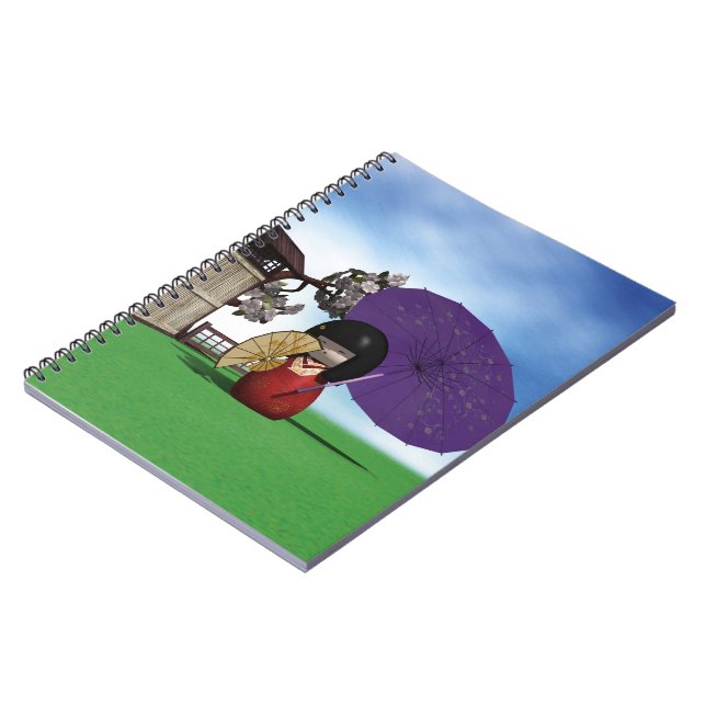 Kokeshi Doll Notebook (Left Side)