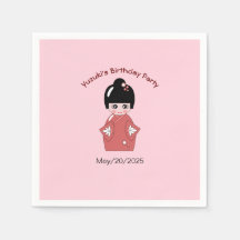 Kokeshi Doll - personalised birthday