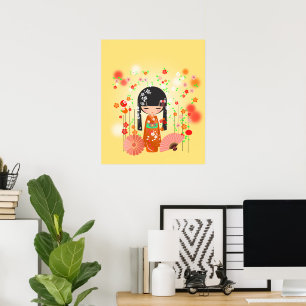 Kokeshi Doll Poster