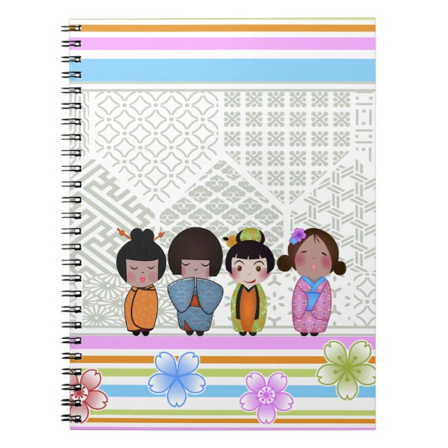 kokeshi dolls notebook (Front)