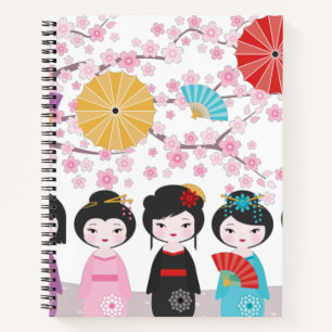 Kokeshi Dolls Notebook