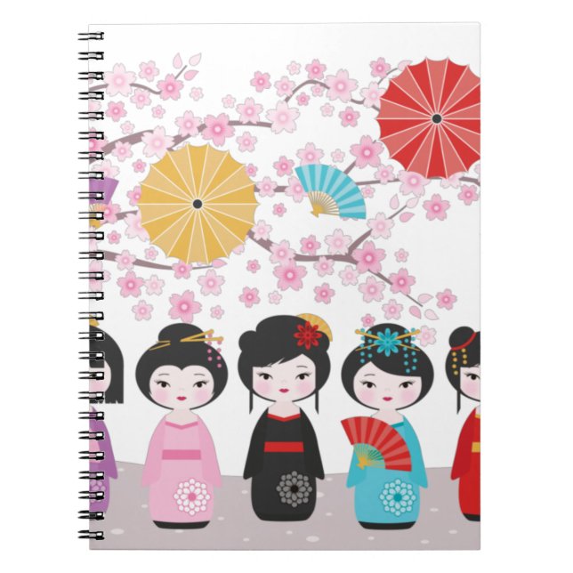 Kokeshi Dolls Notebook (Front)