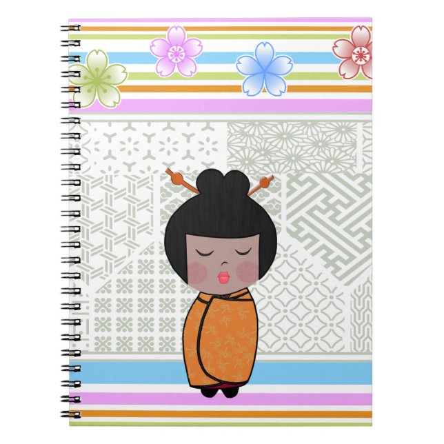 kokeshi dragonflies notebook (Front)