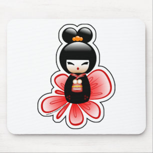 kokeshi-mickey-sfondo-t mouse mat