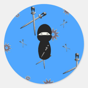 Kokeshi Ninja Sticker