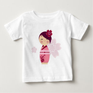 Kokeshi Sakura Baby Tee