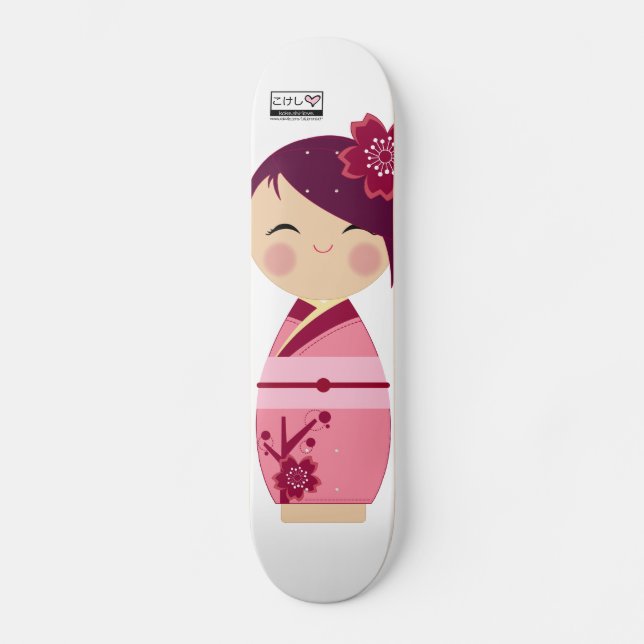 Kokeshi Sakura Sk8board Skateboard (Front)