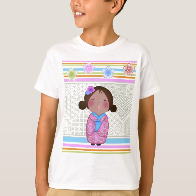 kokeshi sakura T-Shirt (Front)