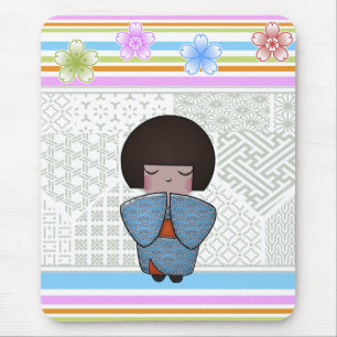 kokeshi seigai mouse mat