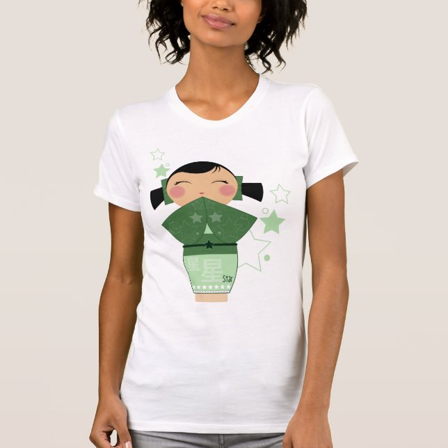 Kokeshi Star T-Shirt (Front)