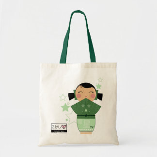 Kokeshi Star Tote Bag