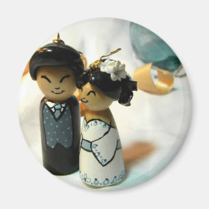 Kokeshi Wedding I Magnet