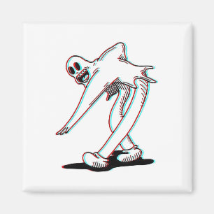 Koko The Clown Ghost Glitch Dancing Magnet