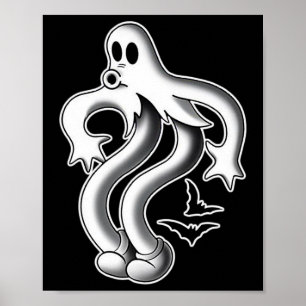 Koko The Clown Ghost Spooky Ts  Poster