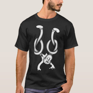 Koko The Clown Ghost Twisted Up T-Shirt