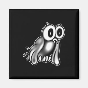 Koko The Clown X Owl Ghost X Vintage Cartoon Magnet