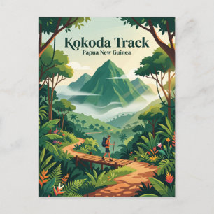 Kokoda Track Papua New Guinea Postcard