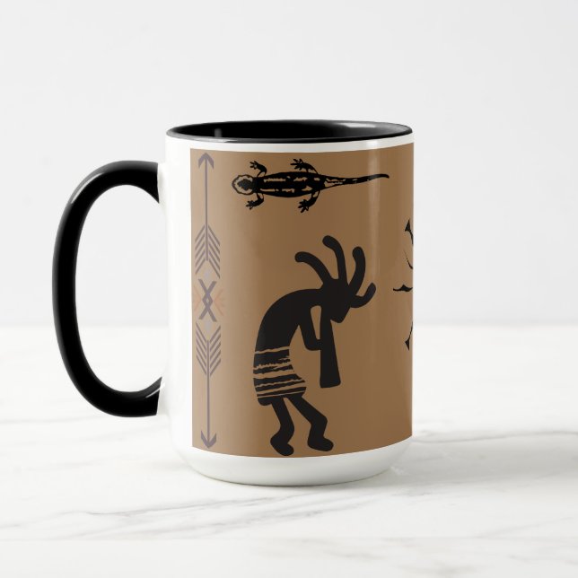 Kokopelli Arizona Desert Southwestern Mug (Left)