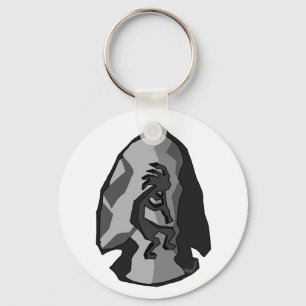 Kokopelli Arrowhead Key Ring