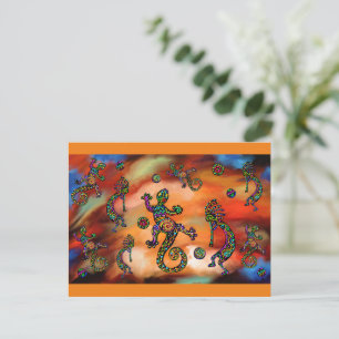 Kokopelli Art Postcard