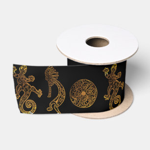 Kokopelli Art Satin Ribbon
