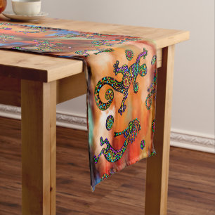 Kokopelli Art Short Table Runner