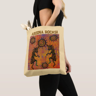 Kokopelli Art Tote Bag