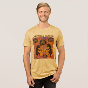 Kokopelli Art Tri-Blend Shirt