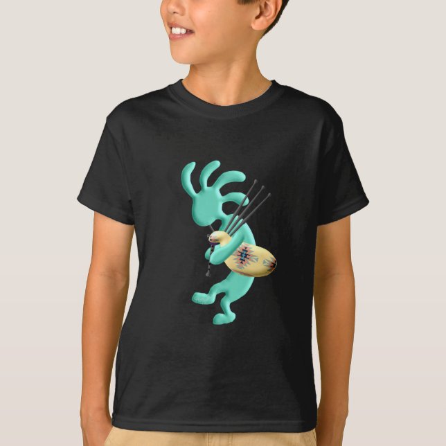 Kokopelli Bagpipes T-Shirt (Front)