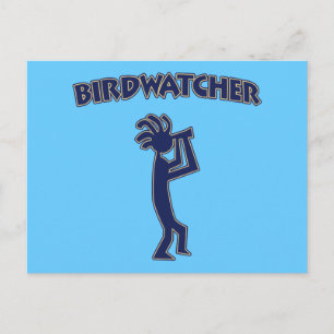 Kokopelli Birdwatcher Postcard