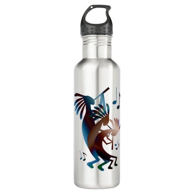 Kokopelli Blues Music 710 Ml Water Bottle (Front)