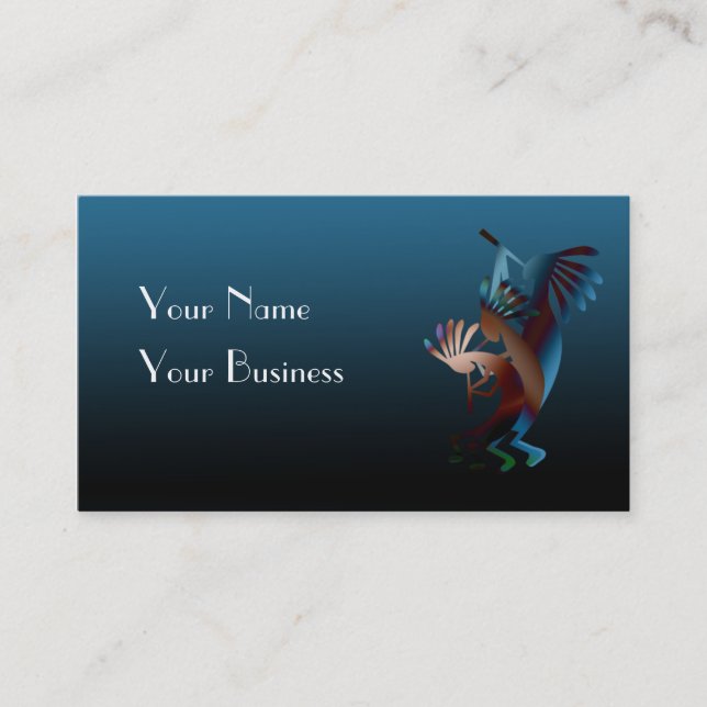 Kokopelli Blues Music Business Card (Front)