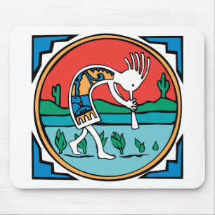 Kokopelli Colour Mouse Mat