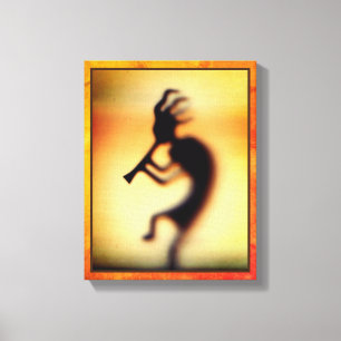 Kokopelli Deity Of Good Times  Canvas Print