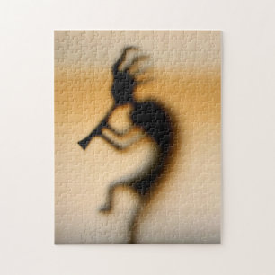 Kokopelli Deity Of Good Times  Jigsaw Puzzle
