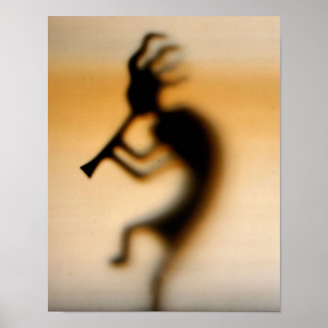 Kokopelli Deity Of Good Times Poster (Front)