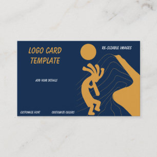 Kokopelli Desert Southwestern Business Card