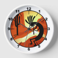 Kokopelli Desert Sunset