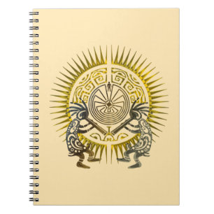 Kokopelli Duo - Man In The Maze - Sun 1 Notebook
