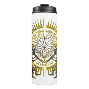 Kokopelli Duo - Man In The Maze - Sun 1 Thermal Tumbler