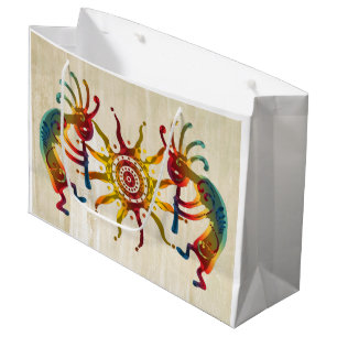 KOKOPELLI DUO SUN + your ideas Large Gift Bag