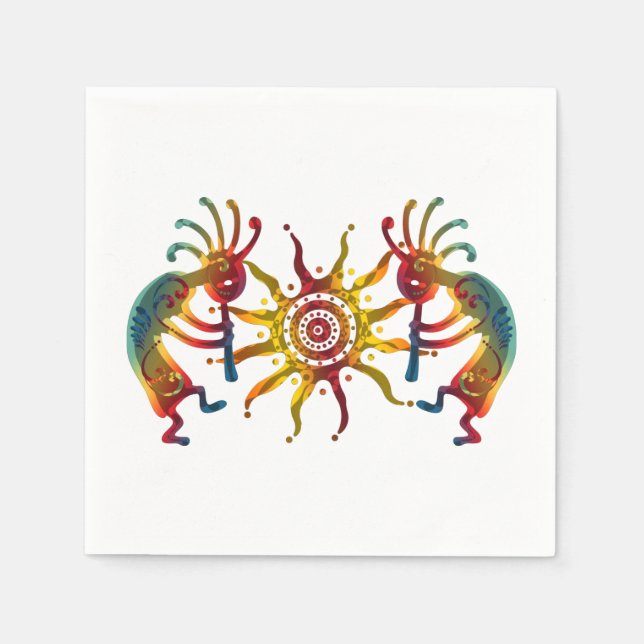 KOKOPELLI DUO SUN + your ideas Napkin (Front)