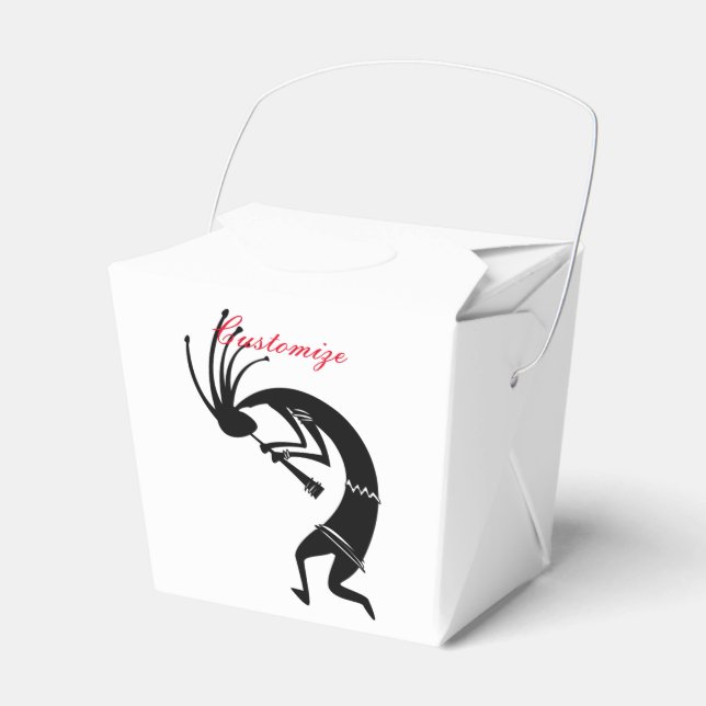 Kokopelli flute player Thunder_Cove Favour Box (Front Side)
