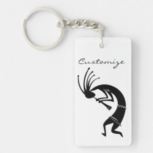 Kokopelli flute player Thunder_Cove Key Ring