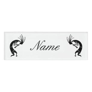 Kokopelli flute player Thunder_Cove Name Tag