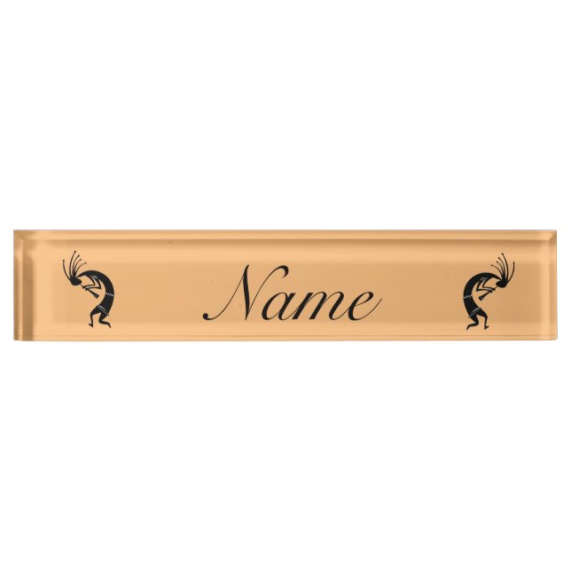 Kokopelli flute player Thunder_Cove Nameplate (Front)