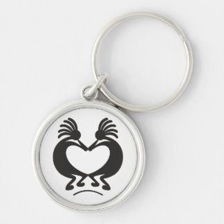 Kokopelli for Valentine's day Key Ring