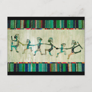 KOKOPELLI funny familiy + your ideas Postcard