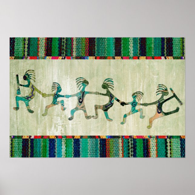 KOKOPELLI funny familiy + your ideas Poster (Front)